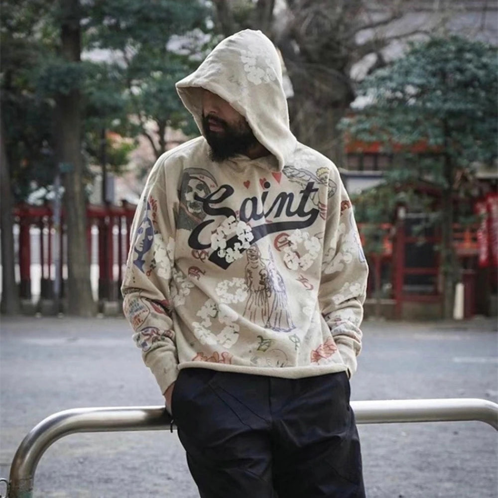 MilkMan Oversized Graffiti Hoodie