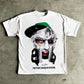 MilkMan Oversized Hip-Hop Character Graphic T-Shirt