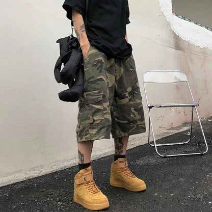 MilkMan Camo Baggy Cargo Shorts - Summer Utility