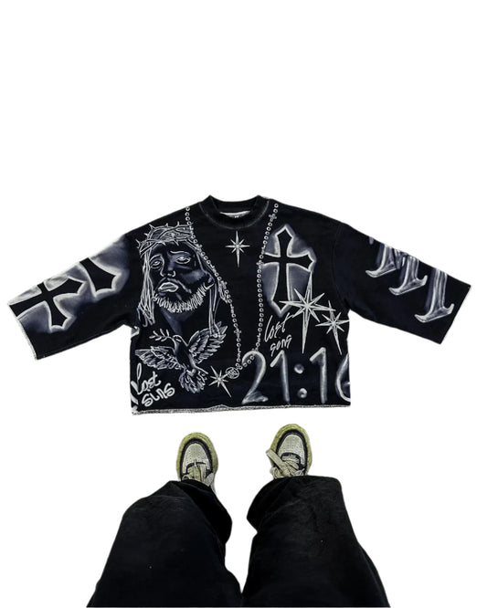 MilkMan Tie-Dye Cross Graphic Shirt