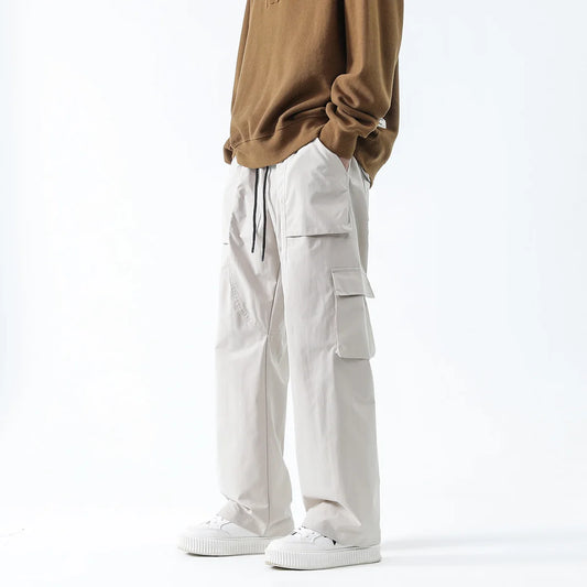 Pantalon Cargo pour homme et femme, Streetwear, Hip Hop, jogging, multi-poches, taille élastique, sarouel, Harajuku, décontracté, femme