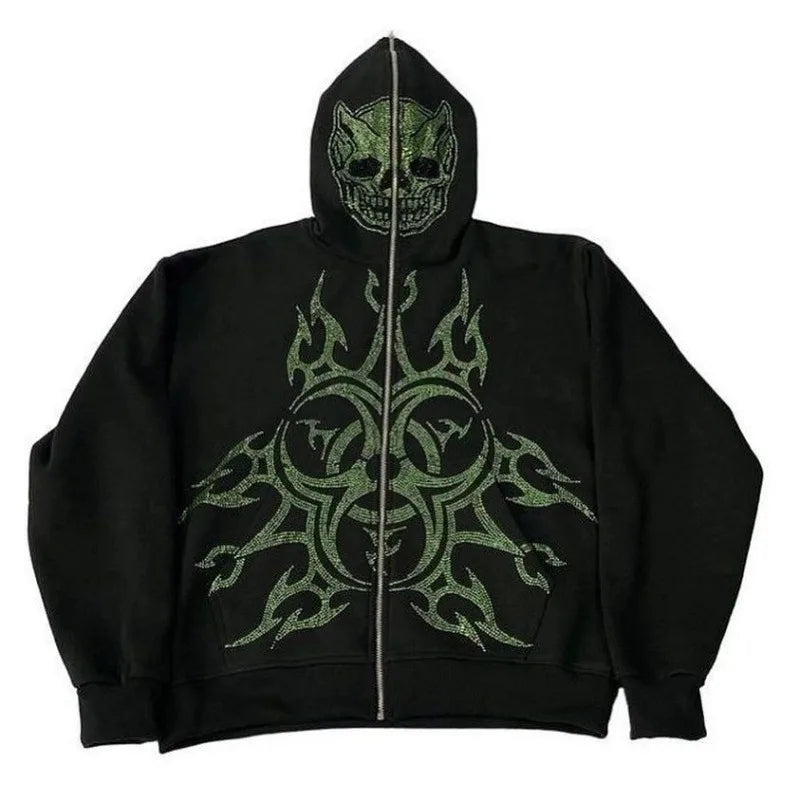 MilkMan Fearless Skull Oversized Hoodie