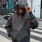 MilkMan Broken Foam Print Hooded Jacket