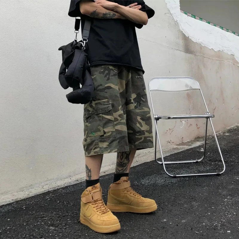 MilkMan Camo Baggy Cargo Shorts - Summer Utility